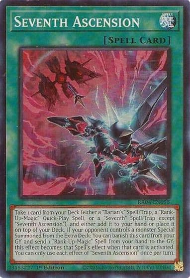 Seventh Ascension Quarter Century Stampede Yu-Gi-Oh! card