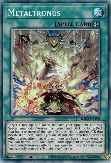 Metaltronus PCR Quarter Century Stampede Yu-Gi-Oh! card