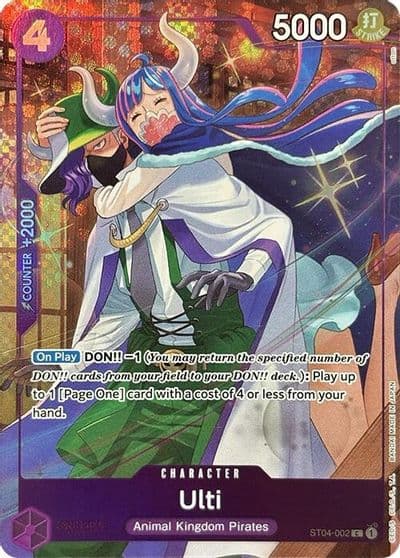 Ulti Premium Card Collection Best Selection Vol 3 One Piece Promotion Cards One Piece card