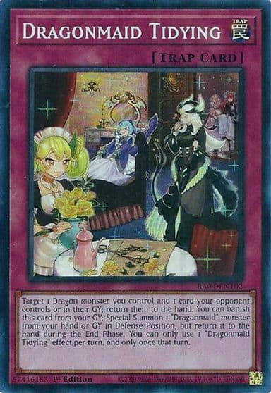 Dragonmaid Tidying Quarter Century Stampede Yu-Gi-Oh! card