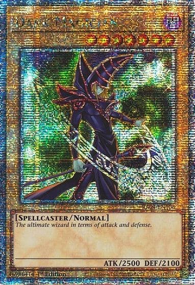 Dark Magician 6th Art Quarter Century Secret Rare Quarter Century Stampede Yu-Gi-Oh! card
