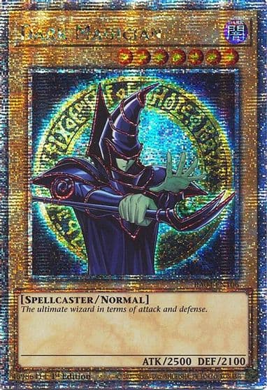 Dark Magician 9th Art Quarter Century Secret Rare Quarter Century Stampede Yu-Gi-Oh! card