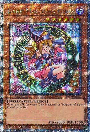 Dark Magician Girl 3rd Art Quarter Century Secret Rare Quarter Century Stampede Yu-Gi-Oh! card