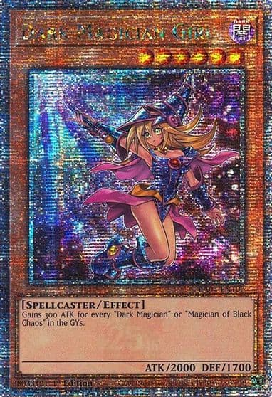 Dark Magician Girl 7th Art Quarter Century Secret Rare Quarter Century Stampede Yu-Gi-Oh! card