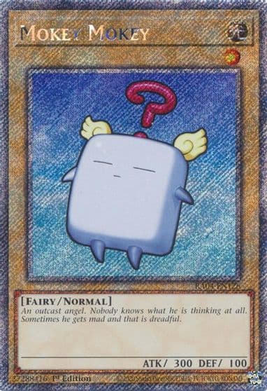 Mokey Mokey Platinum Secret Rare Quarter Century Stampede Yu-Gi-Oh! card
