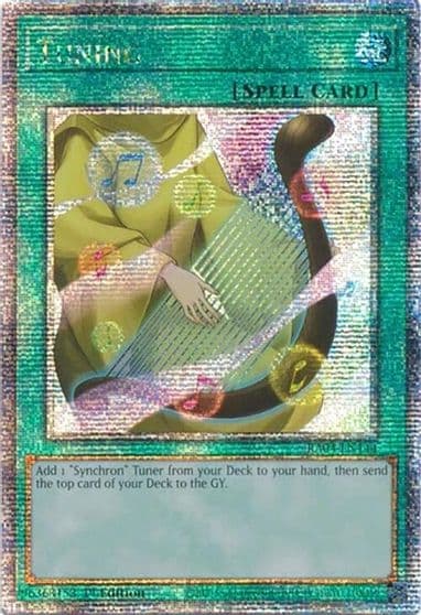 Tuning Quarter Century Secret Rare Quarter Century Stampede Yu-Gi-Oh! card