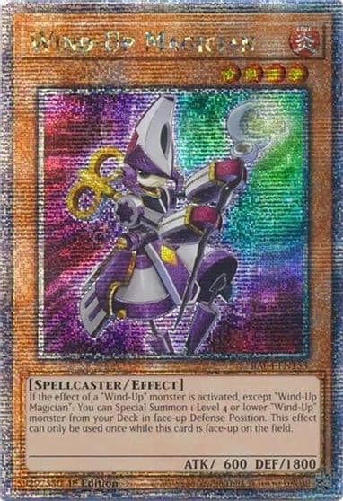 Wind Up Magician Quarter Century Secret Rare Quarter Century Stampede Yu-Gi-Oh! card