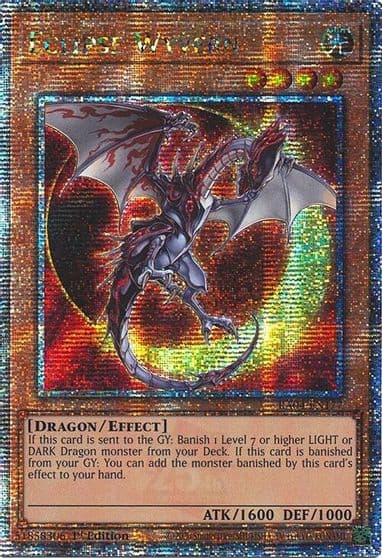 Eclipse Wyvern Quarter Century Secret Rare Quarter Century Stampede Yu-Gi-Oh! card