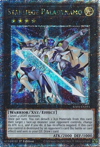 Starliege Paladynamo Quarter Century Secret Rare Quarter Century Stampede Yu-Gi-Oh! card