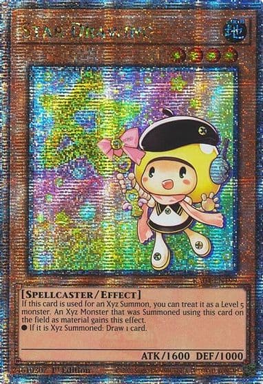 Star Drawing Quarter Century Secret Rare Quarter Century Stampede Yu-Gi-Oh! card