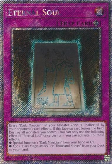 Eternal Soul Platinum Secret Rare Quarter Century Stampede Yu-Gi-Oh! card