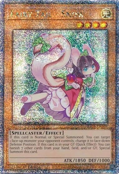 Fairy Tail Snow Quarter Century Secret Rare Quarter Century Stampede Yu-Gi-Oh! card