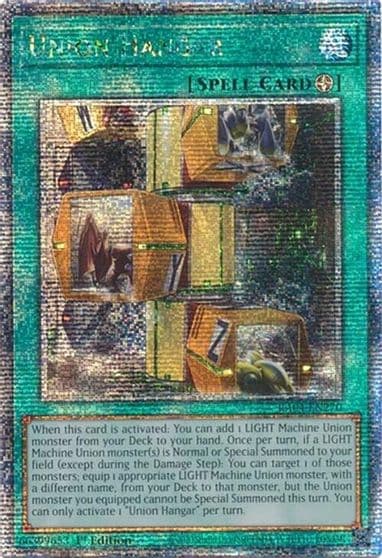 Union Hangar Quarter Century Secret Rare Quarter Century Stampede Yu-Gi-Oh! card