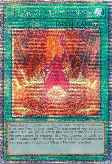 Magical Meltdown Quarter Century Secret Rare Quarter Century Stampede Yu-Gi-Oh! card