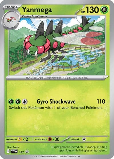 Yanmega - 187 (Cosmos Holo) SV: Scarlet & Violet Promo Cards Pokemon card