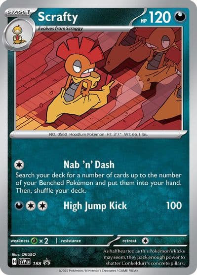 Scrafty - 188 (Cosmos Holo) SV: Scarlet & Violet Promo Cards Pokemon card