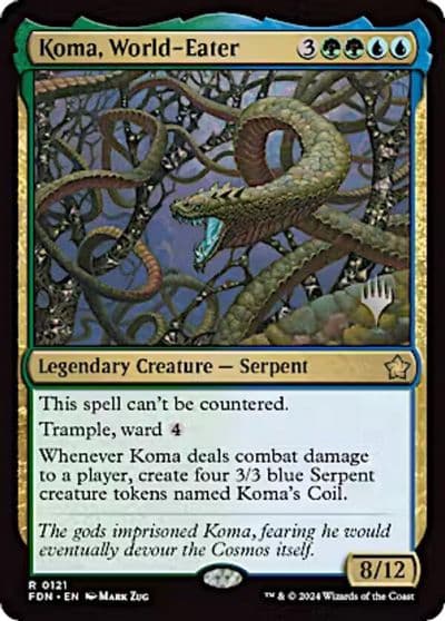 Koma World Eater Promo Pack: Aetherdrift Magic card