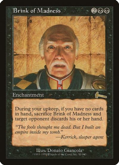 Brink of Madness Urza's Legacy Magic card