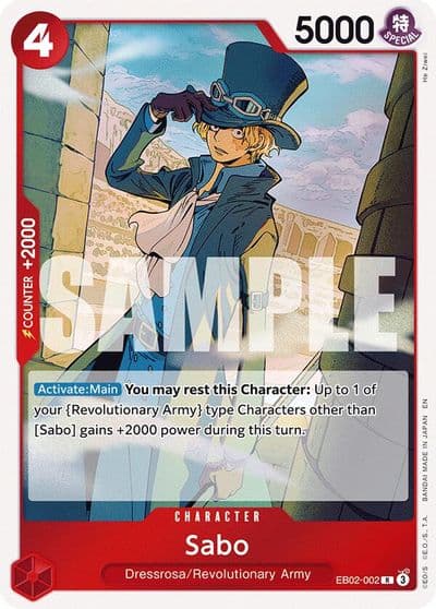 Sabo Extra Booster: Anime 25th Collection One Piece card