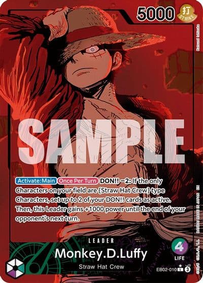 MonkeyDLuffy 010 Alternate Art Extra Booster: Anime 25th Collection One Piece card