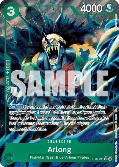Arlong Alternate Art Extra Booster: Anime 25th Collection One Piece card