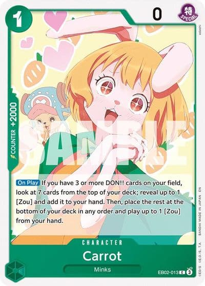 Carrot Extra Booster: Anime 25th Collection One Piece card