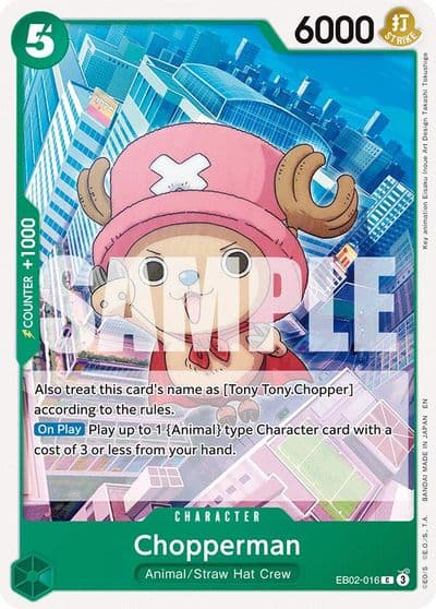 Chopperman Extra Booster: Anime 25th Collection One Piece card