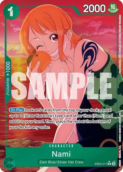 Nami Alternate Art Extra Booster: Anime 25th Collection One Piece card