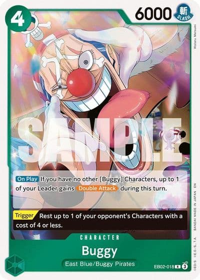 Buggy Extra Booster: Anime 25th Collection One Piece card