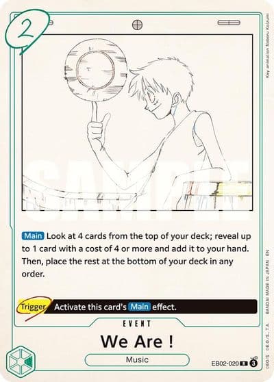We Are Extra Booster: Anime 25th Collection One Piece card