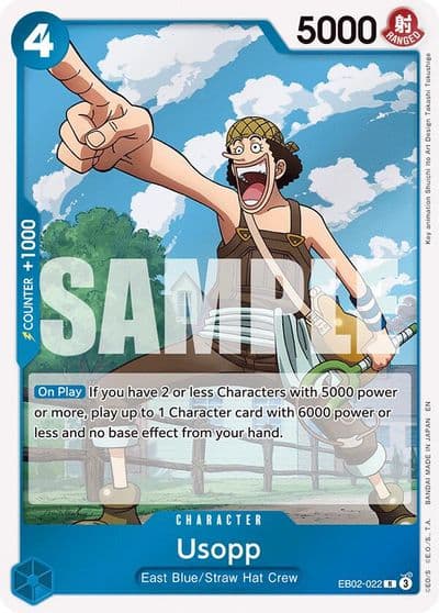 Usopp Extra Booster: Anime 25th Collection One Piece card