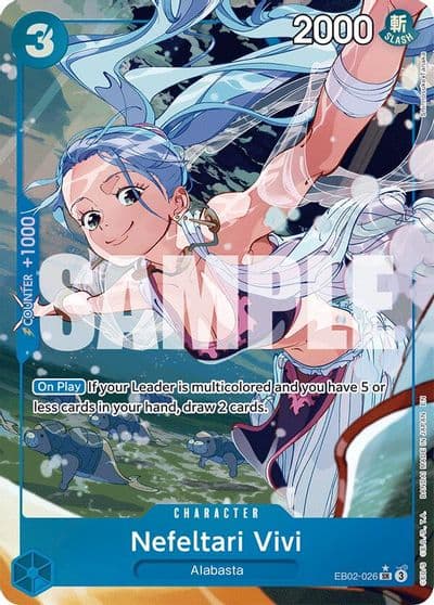 Nefeltari Vivi Alternate Art Extra Booster: Anime 25th Collection One Piece card