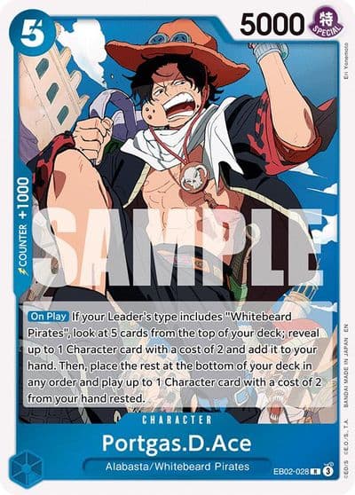 PortgasDAce Extra Booster: Anime 25th Collection One Piece card