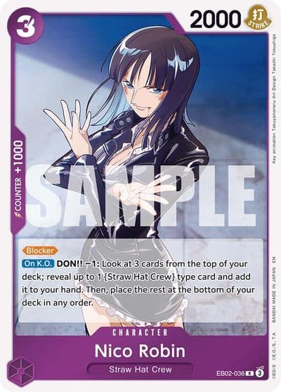 Nico Robin Extra Booster: Anime 25th Collection One Piece card