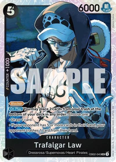 Trafalgar Law Extra Booster: Anime 25th Collection One Piece card