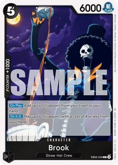 Brook Extra Booster: Anime 25th Collection One Piece card
