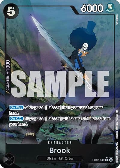 Brook Alternate Art Extra Booster: Anime 25th Collection One Piece card