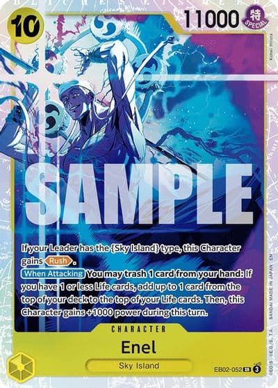 Enel Extra Booster: Anime 25th Collection One Piece card
