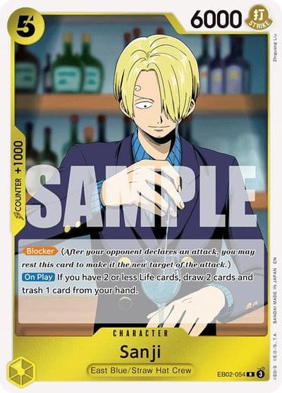 Sanji Extra Booster: Anime 25th Collection One Piece card