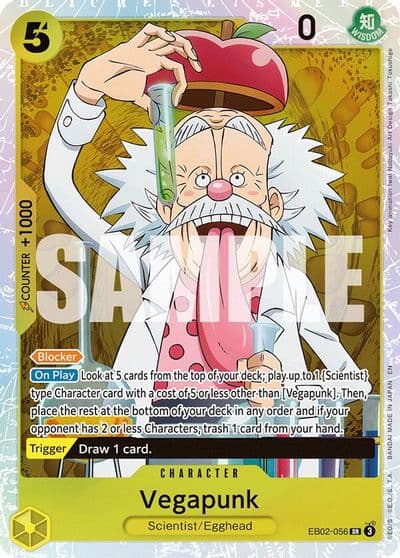 Vegapunk Extra Booster: Anime 25th Collection One Piece card