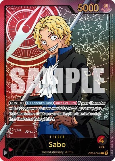 Sabo SP Extra Booster: Anime 25th Collection One Piece card