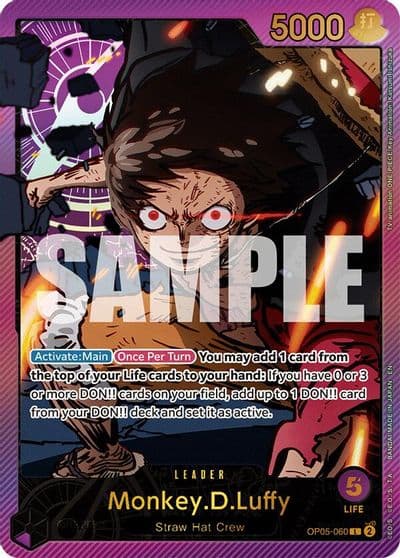 MonkeyDLuffy SP Extra Booster: Anime 25th Collection One Piece card