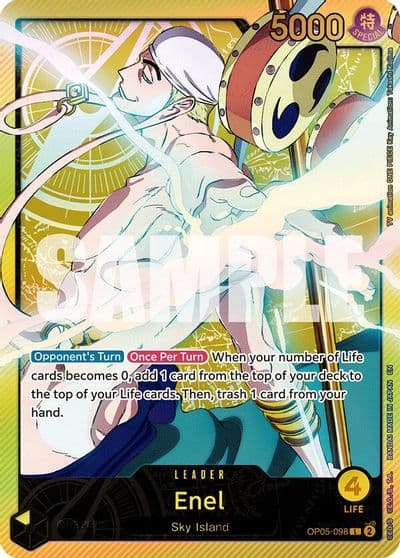 Enel SP Extra Booster: Anime 25th Collection One Piece card