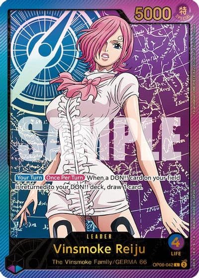 Vinsmoke Reiju SP Extra Booster: Anime 25th Collection One Piece card