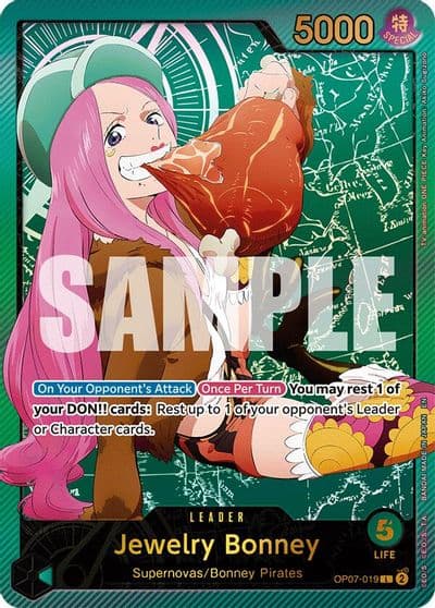 Jewelry Bonney SP Extra Booster: Anime 25th Collection One Piece card