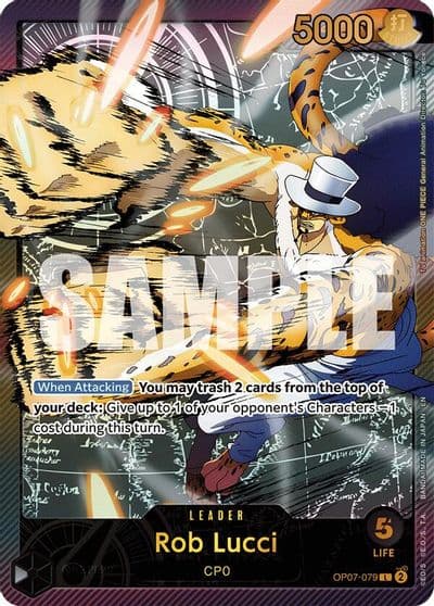 Rob Lucci SP Extra Booster: Anime 25th Collection One Piece card