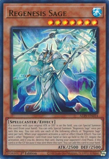 Regenesis Sage Alliance Insight Yu-Gi-Oh! card