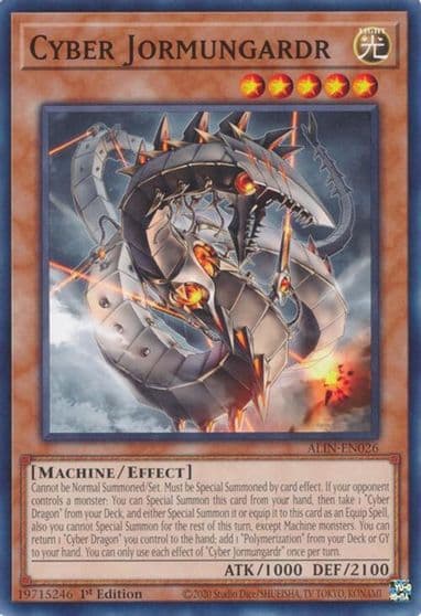 Cyber Jormungardr Alliance Insight Yu-Gi-Oh! card