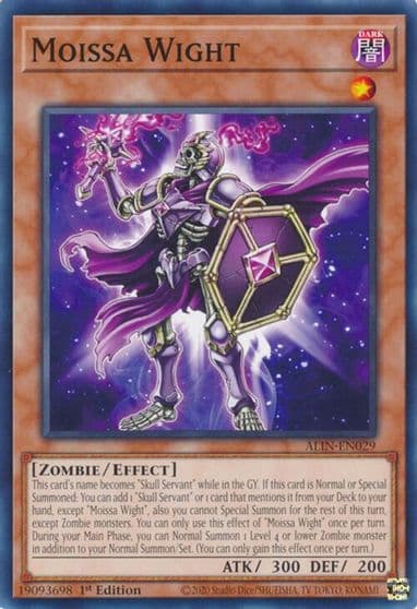 Moissa Wight Alliance Insight Yu-Gi-Oh! card