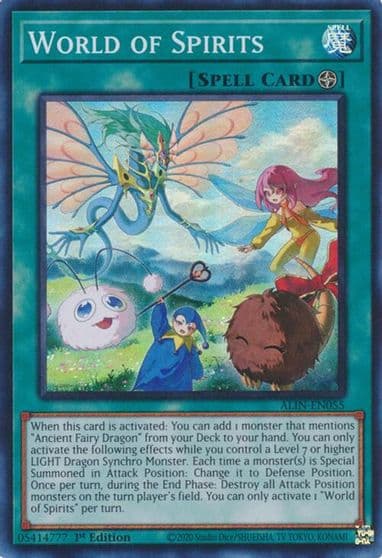 World of Spirits Alliance Insight Yu-Gi-Oh! card